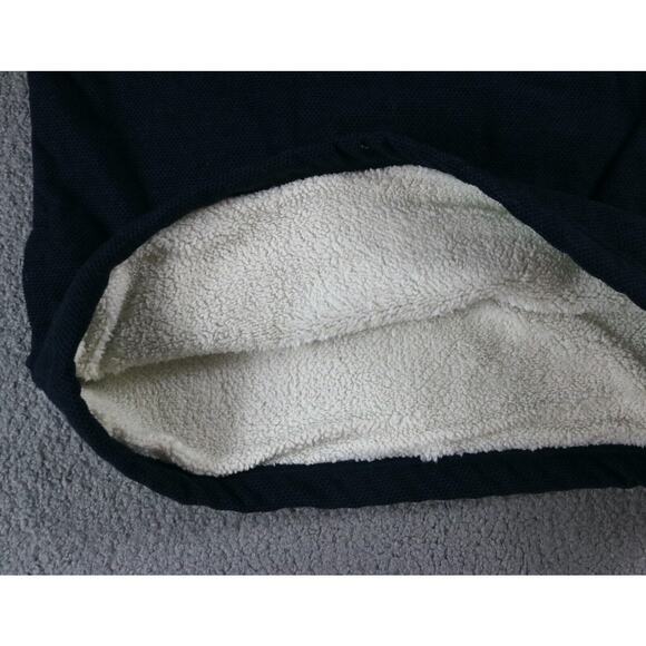 Orvis Sweater Mens XL Blue Sherpa Fleece Lined Brigthon Zip Up Pullover - Picture 9 of 9